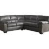 Signature Design By Ashley Bladen Slate 2-Piece Faux Leather Sectional With Left-Facing Loveseat -Living Room Furniture combo760022