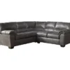 Signature Design By Ashley Bladen Slate 2-Piece Faux Leather Sectional With Right-Facing Loveseat 2 Signature Design By Ashley Bladen Slate 2-Piece Faux Leather Sectional With Right-Facing Loveseat -Living Room Furniture combo760023