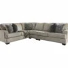 Signature Design By Ashley Bovarian Stone 3-Piece Sectional With Right-Facing Loveseat -Living Room Furniture combo860028