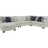 Signature Design By Ashley Lowder Stone 5-Piece Sectional With Left-Facing Chaise -Living Room Furniture combo870014