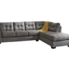 Signature Design By Ashley Maier Charcoal Sectional With Right-Facing Chaise 2 Signature Design By Ashley Maier Charcoal Sectional With Right-Facing Chaise -Living Room Furniture combo870017