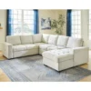 Signature Design By Ashley Millcoe Linen 3-Piece Sectional With Pop-Up Bed 1 Signature Design By Ashley Millcoe Linen 3-Piece Sectional With Pop-Up Bed -Living Room Furniture combo870027