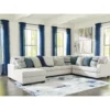 Signature Design By Ashley Lowder Stone 4-Piece Sofa Sectional With Left-Facing Chaise -Living Room Furniture combo870032