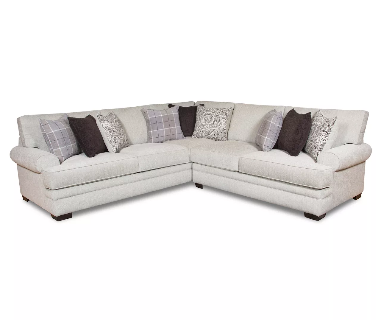 Griffin Menswear Gray Sectional 3 Griffin Menswear Gray Sectional