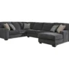 Signature Design By Ashley Tracling Gray 3-Piece Sectional 1 Signature Design By Ashley Tracling Gray 3-Piece Sectional -Living Room Furniture combo910005