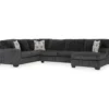 Broyhill Hollyview Shadow 3-Piece Sectional -Living Room Furniture combo980195