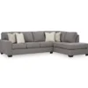 Broyhill Reydell Charcoal Sectional 2 Broyhill Reydell Charcoal Sectional -Living Room Furniture combo980196