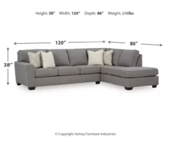 Broyhill Reydell Charcoal Sectional 9 Broyhill Reydell Charcoal Sectional -Living Room Furniture combo980196 3