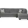 Signature Design By Ashley Highland Falls Gray Sectional -Living Room Furniture combo980201